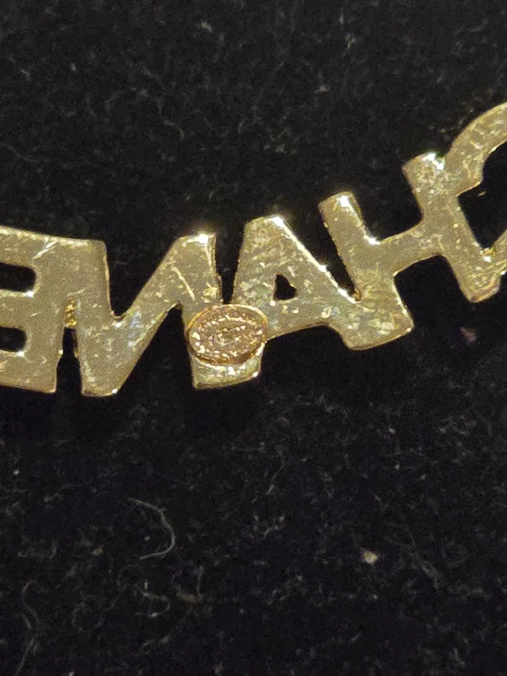 CHANEL 18kgp Gold Chain Logo Necklace - Women's Designer Jewelry
